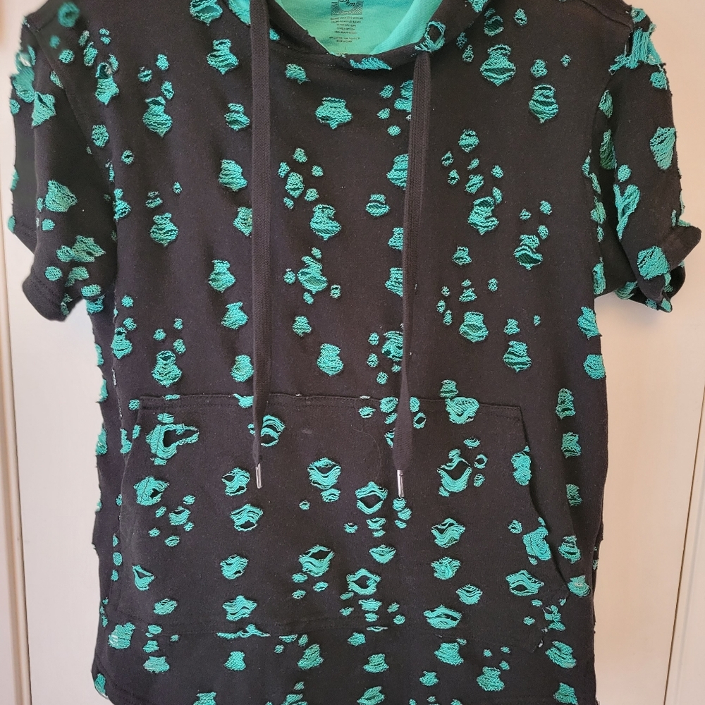 Young men's shirt distressed